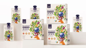 RJT blueberry 100% Pure Juice-120ml*9 bags